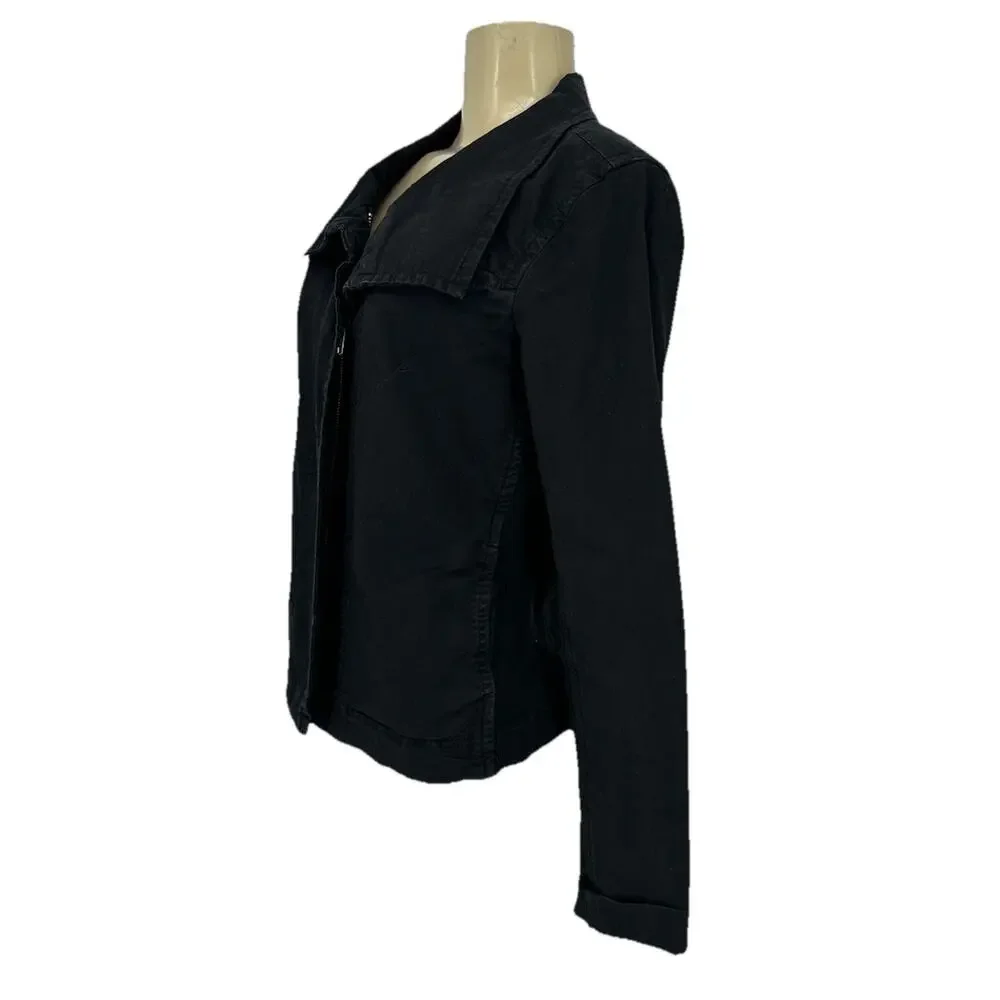 Standard James Perse Large Size 3 Women Jacket Utility Moto Full Zip 3-34